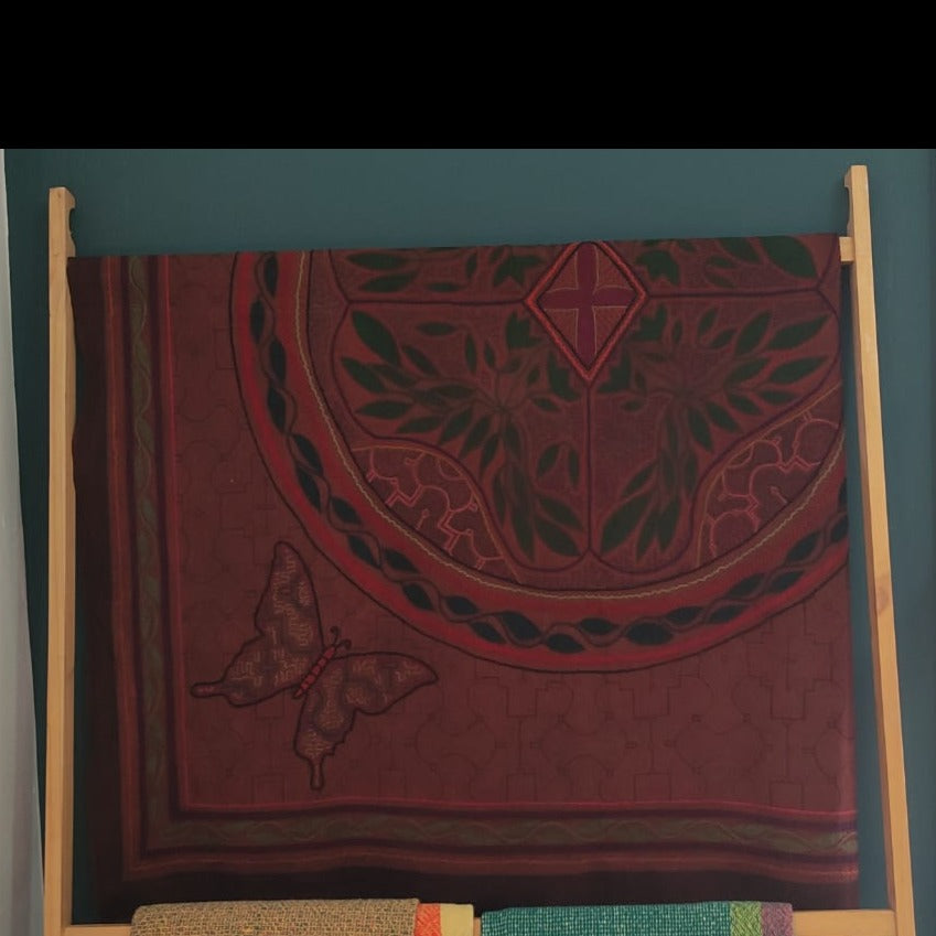 Kené Embroidered Fabric