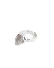 Quartz spike ring