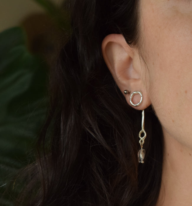 Aretes guarda cuarzo