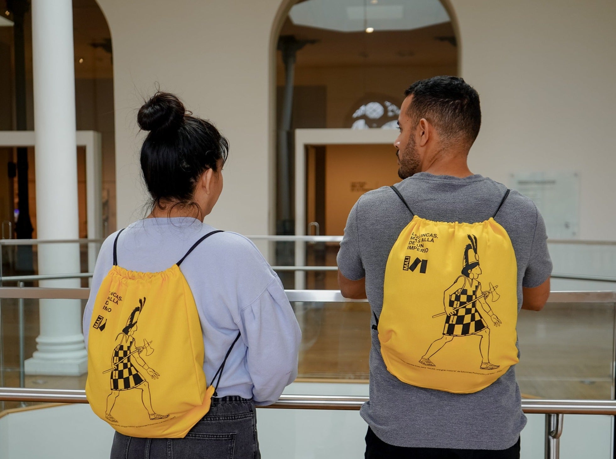 Incas fabric backpack