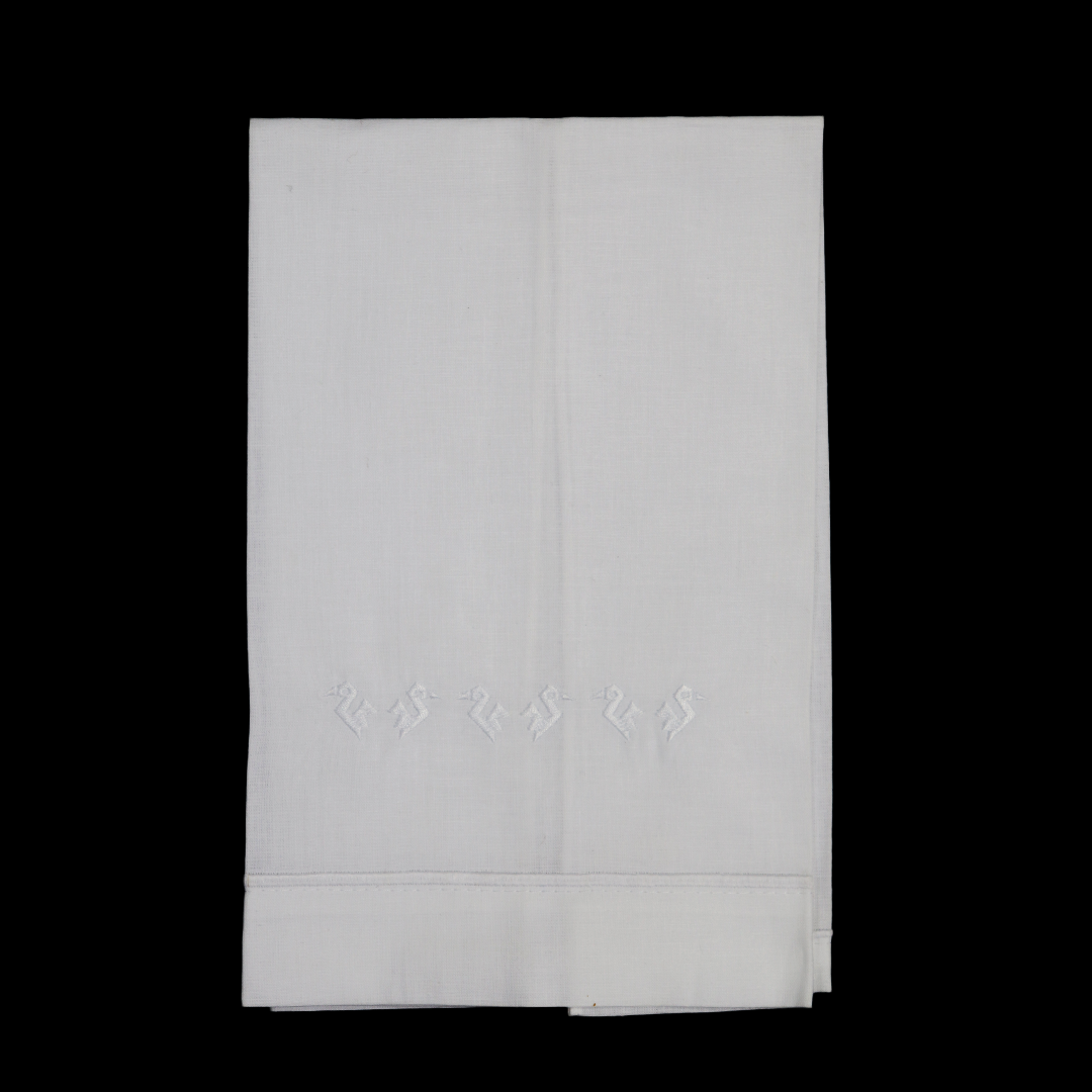 Toalla de mano Elena Izcue blanco