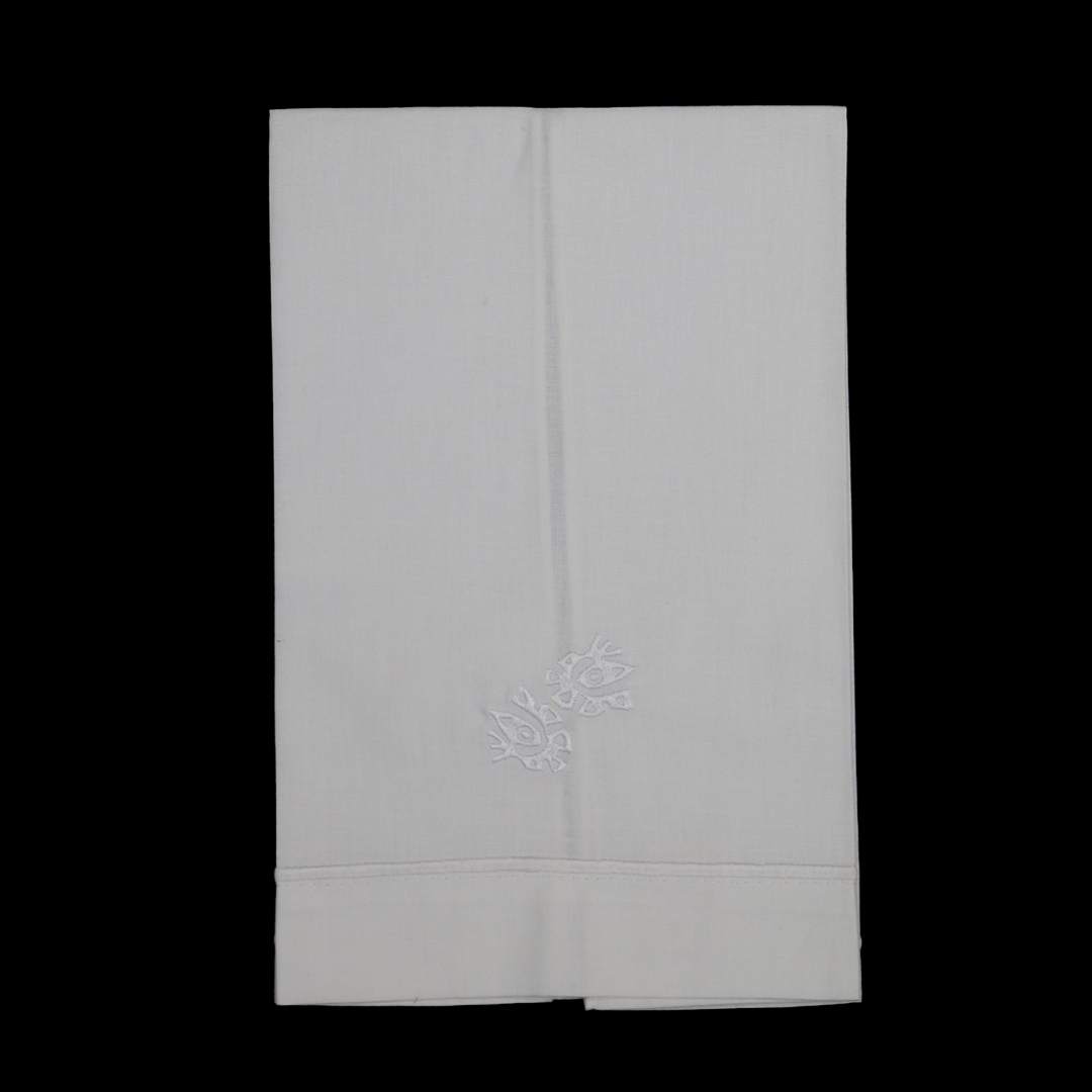 Toalla de mano Elena Izcue blanco