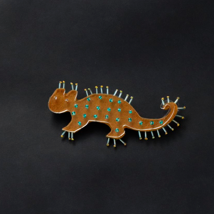 Broche tigre acrílico