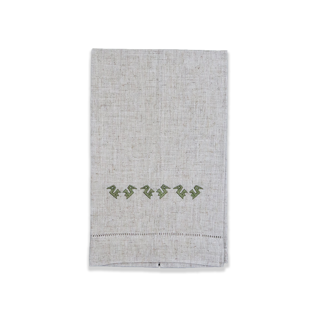 Toalla de mano Izcue verde