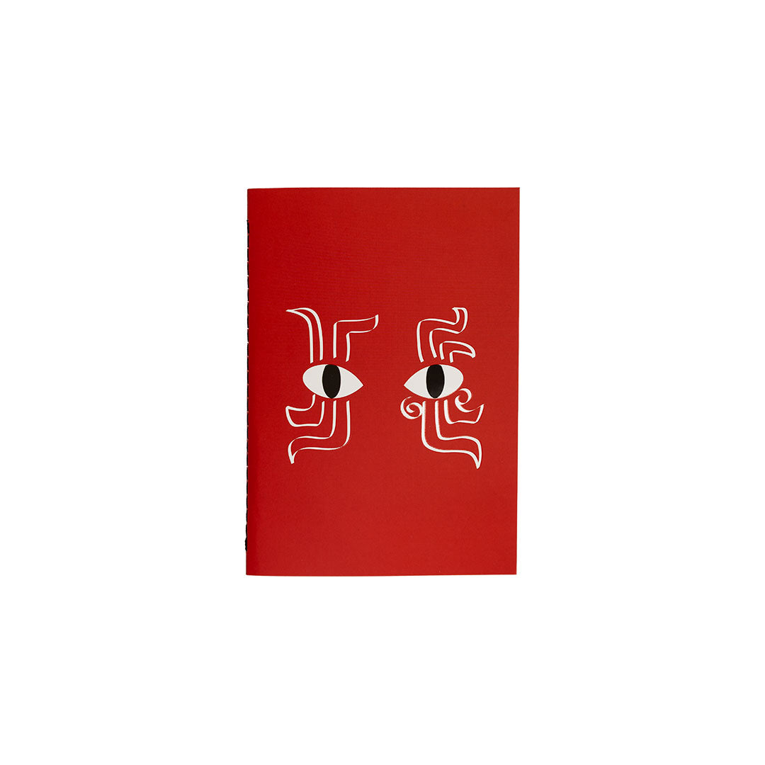 Libreta A6 MALI Contorsionista Ojitos Rojo