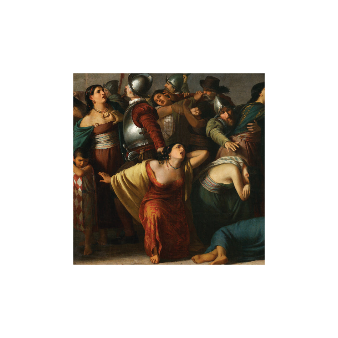 Square Postcards of Atahualpa's Funeral