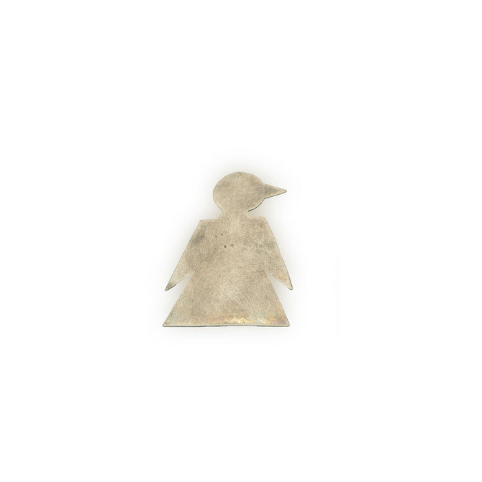 Broche pájaro Inka metal