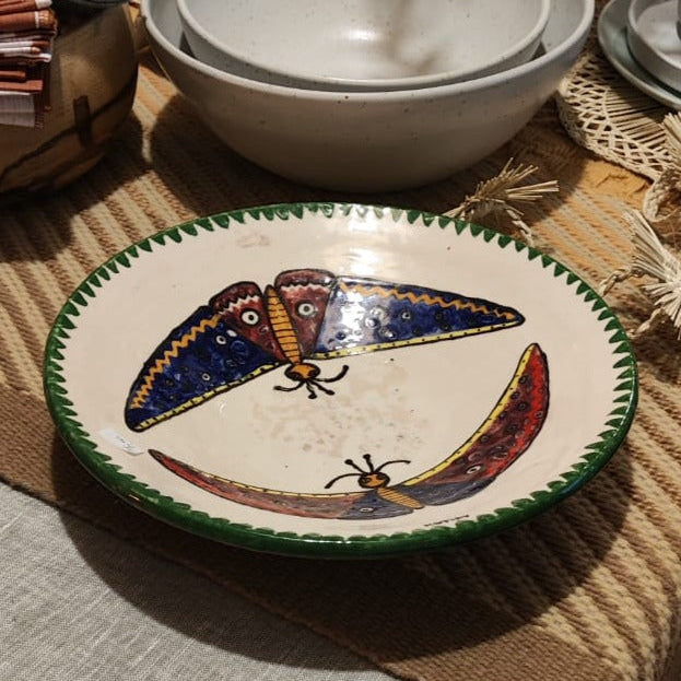 Butterfly design plate