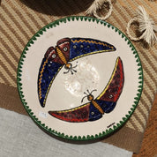 Butterfly design plate