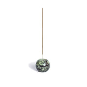 Cream stone incense holder