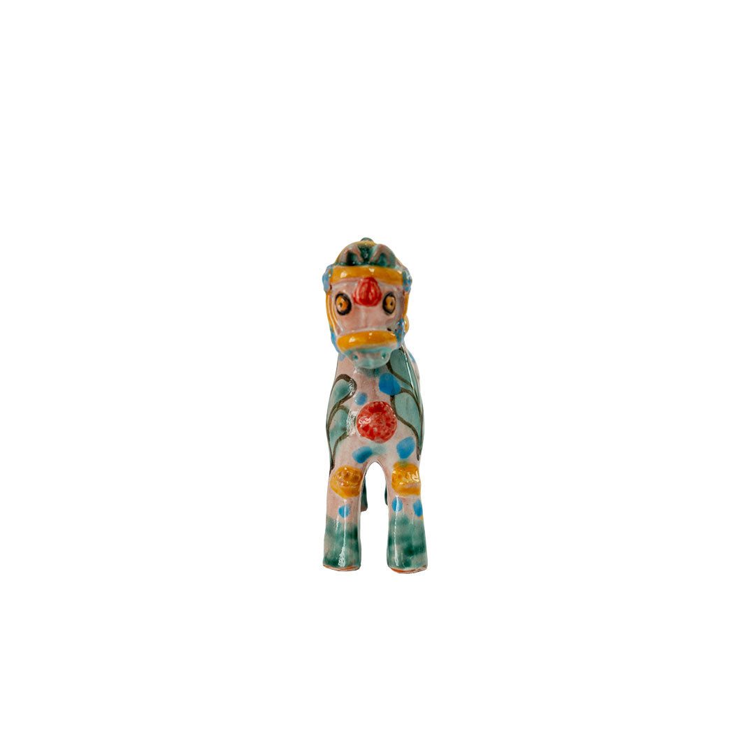 Copper-green colonial pony
