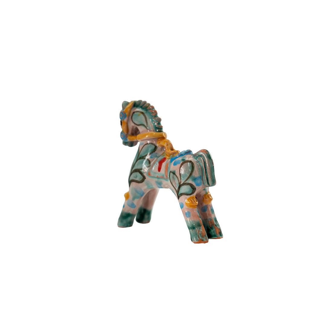 Copper-green colonial pony