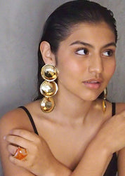 Aretes maxi discos Vicu