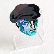 Pin trabajador en azul - Devescovi