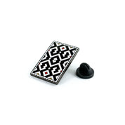 Pin Manto Shipibo - blanco