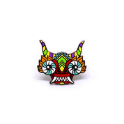 Pin diablada rojo