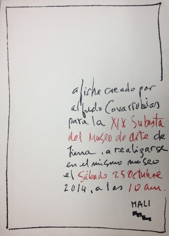 Screen Printing Auction Alberto Casari (Covarrubias)