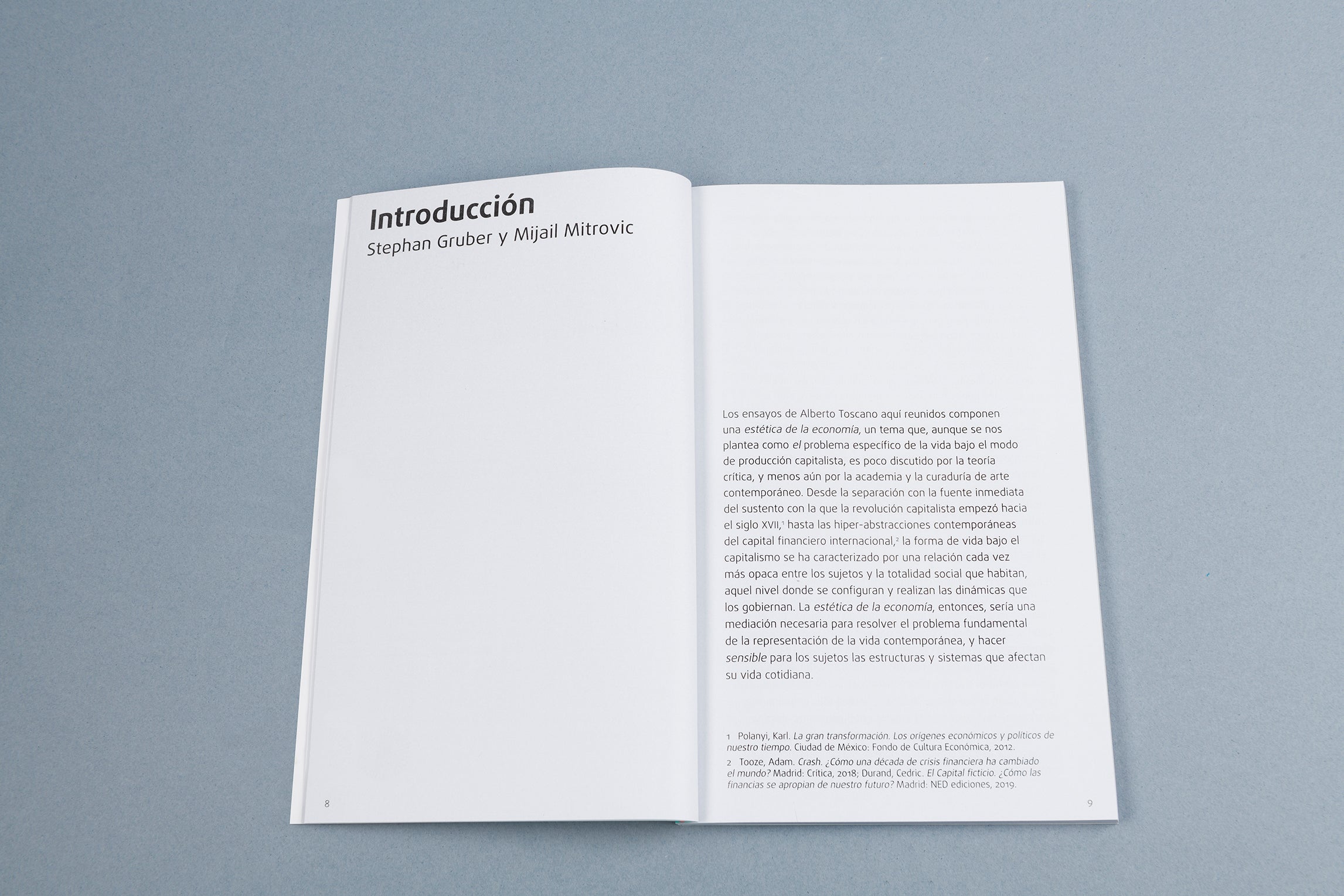 A complex vision toward an aesthetics of economics. Alberto Toscano.