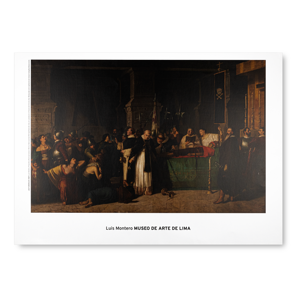 Afiche Luis Montero (Funerales de Atahualpa)